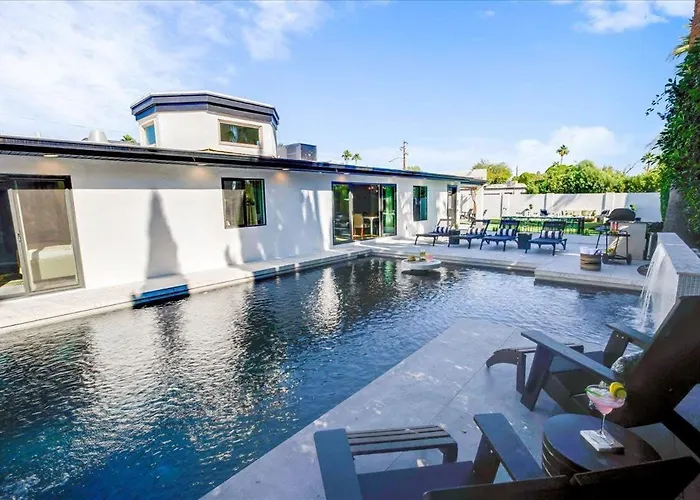 Modern Desert Heated Pool *